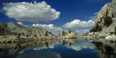 Lone Pine Lake at 10,040 ft.