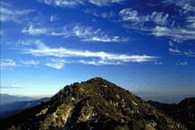 Looking east towards San Gabriel Peak from Mount Disappointment