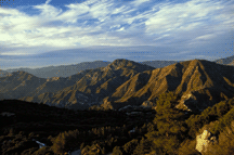 The view looking northwest towards Strawberry Peak from Mount Disappointment
